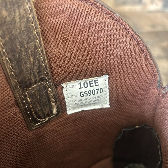 Justin GS9070 George Strait Waterproof Western Cowboy Boots Mens 10 EE - Picture 7 of 12